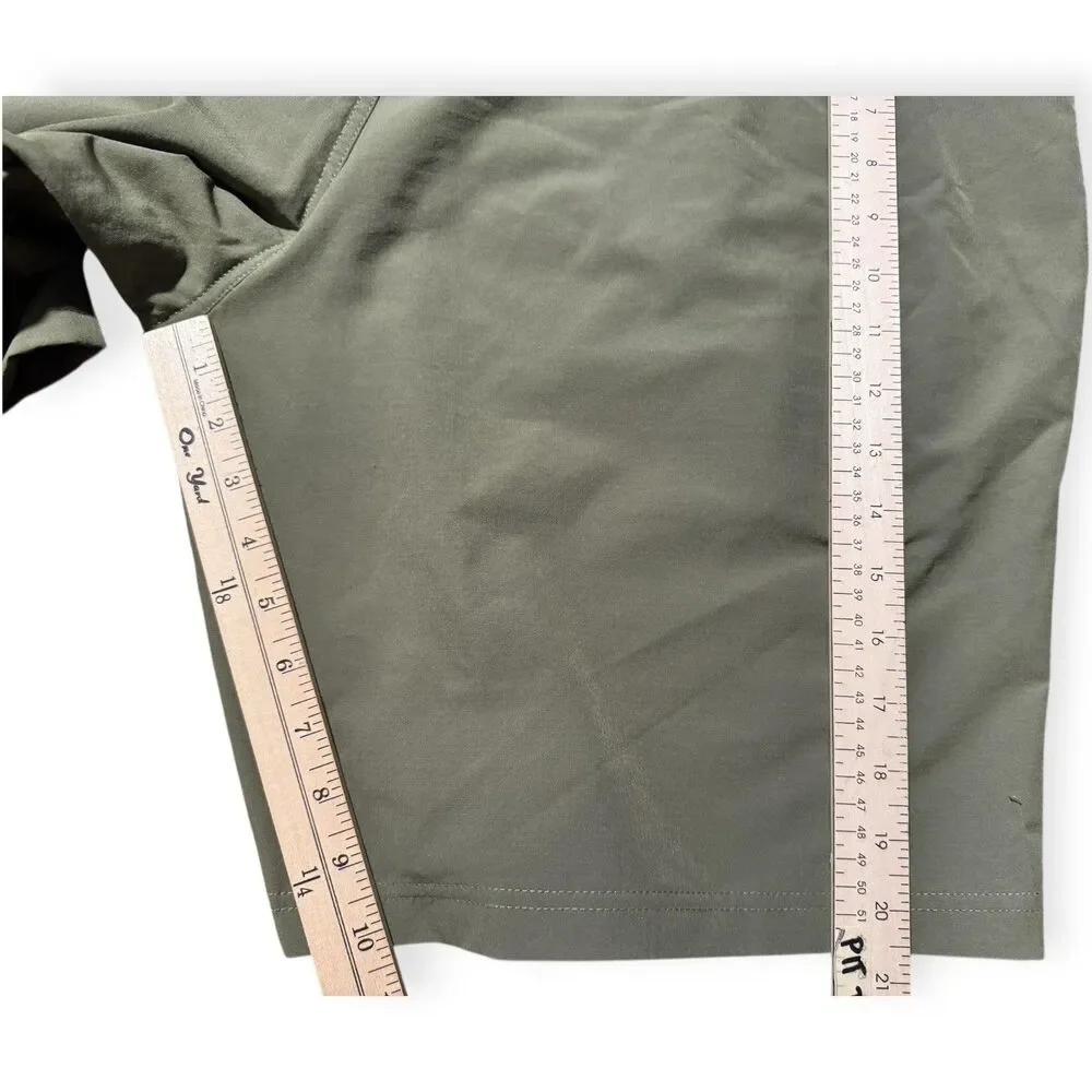 The North Face Mens 38 OD Green Outdoor Hiking Shorts Trail Lightweight Running